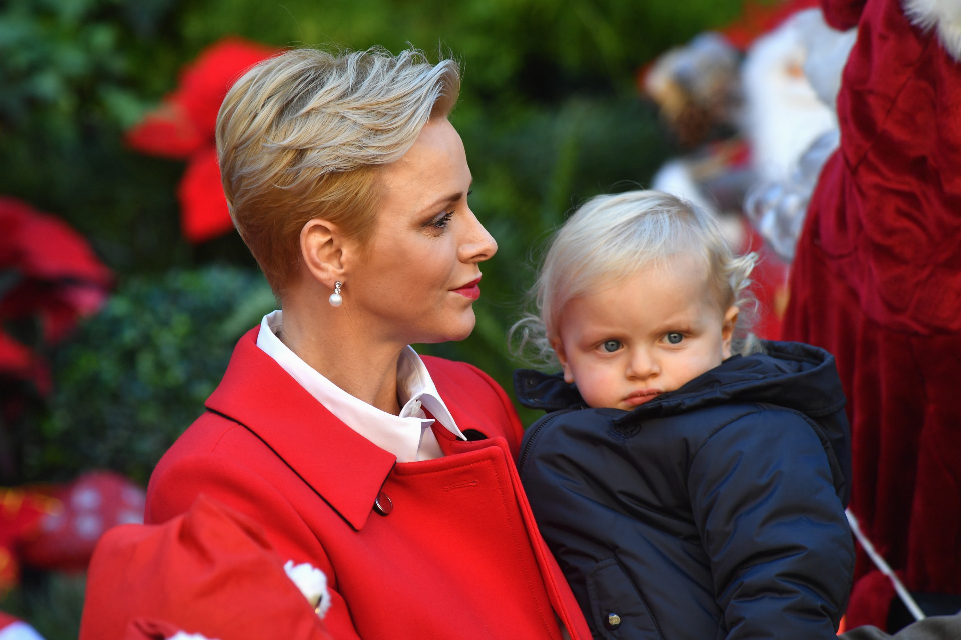 Charlene of Monaco and her twins