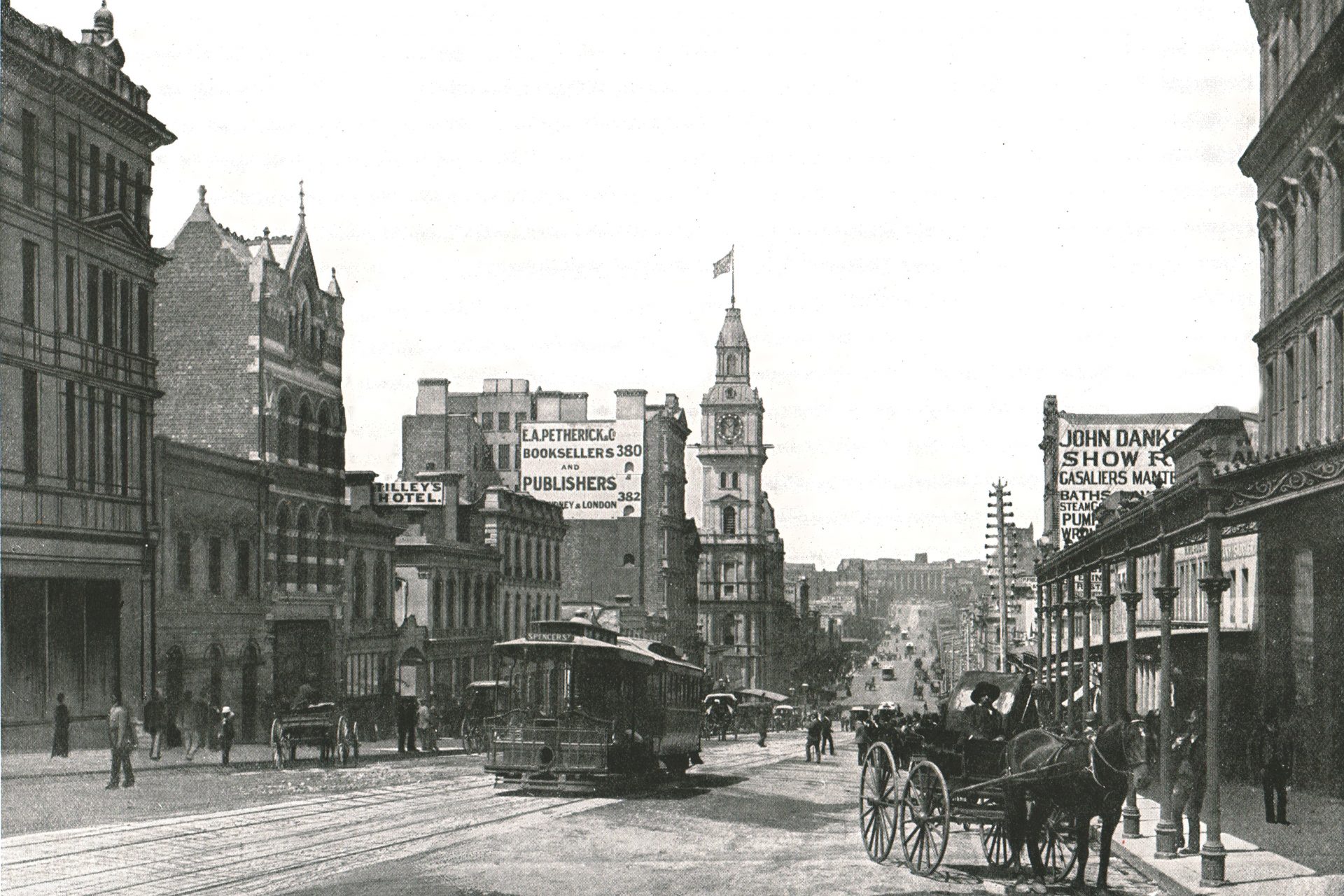 Then: Bourke Street (circa 1895)