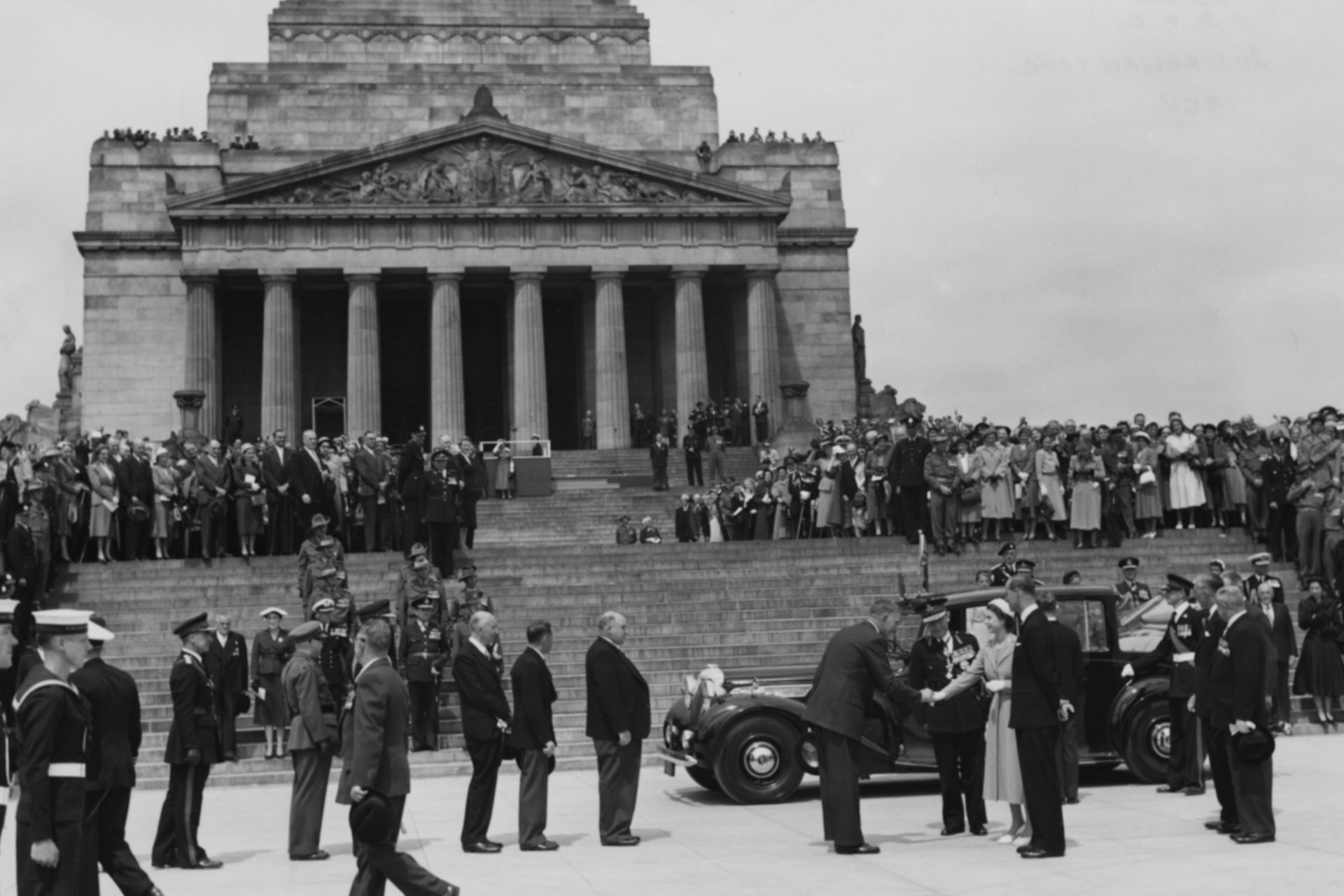 Then: Shrine of Remembrance (circa 1954)