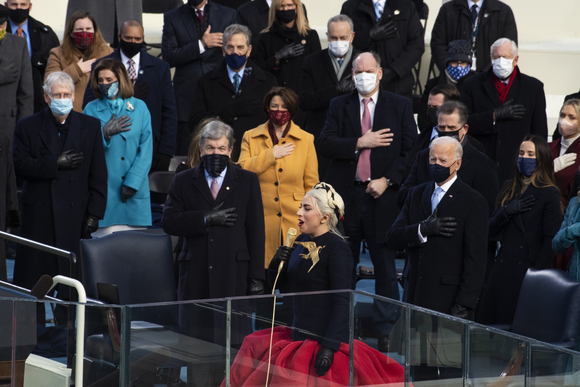 Lady Gaga: the world watched her at the Biden and Harris inauguration