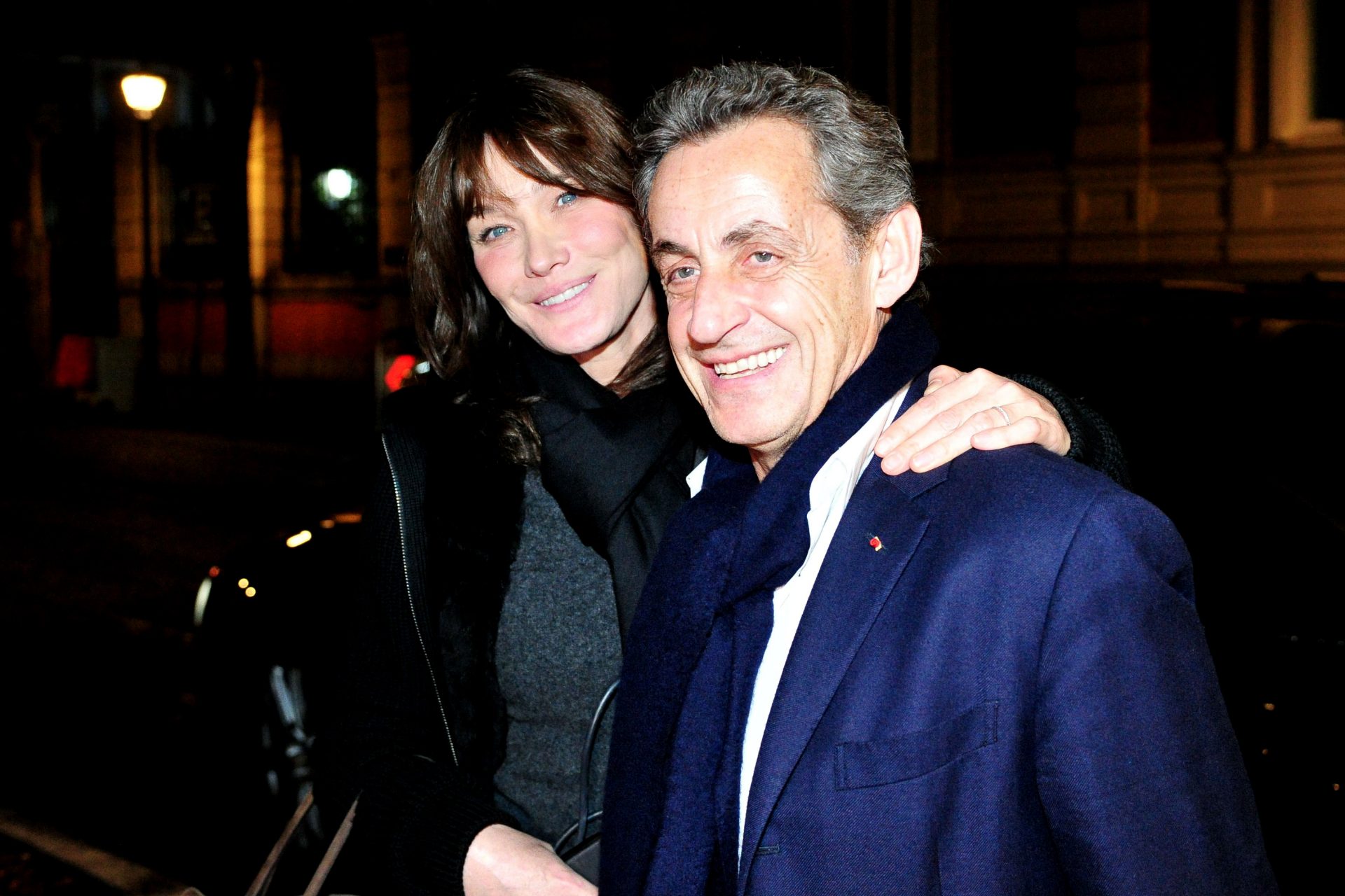 Carla Bruni Sarkozy stands by her man