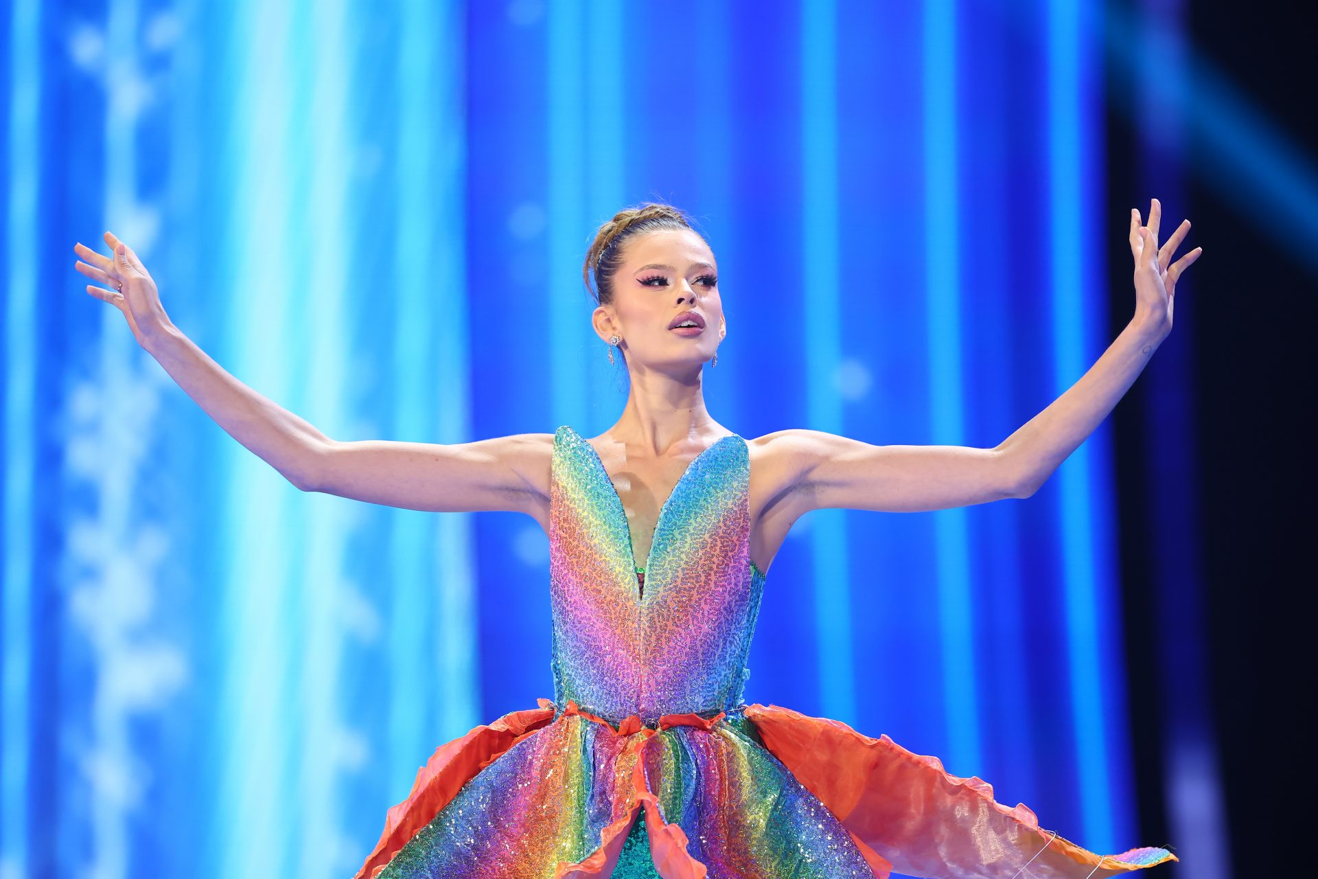 Rikkie Kollé's national costume had a special message