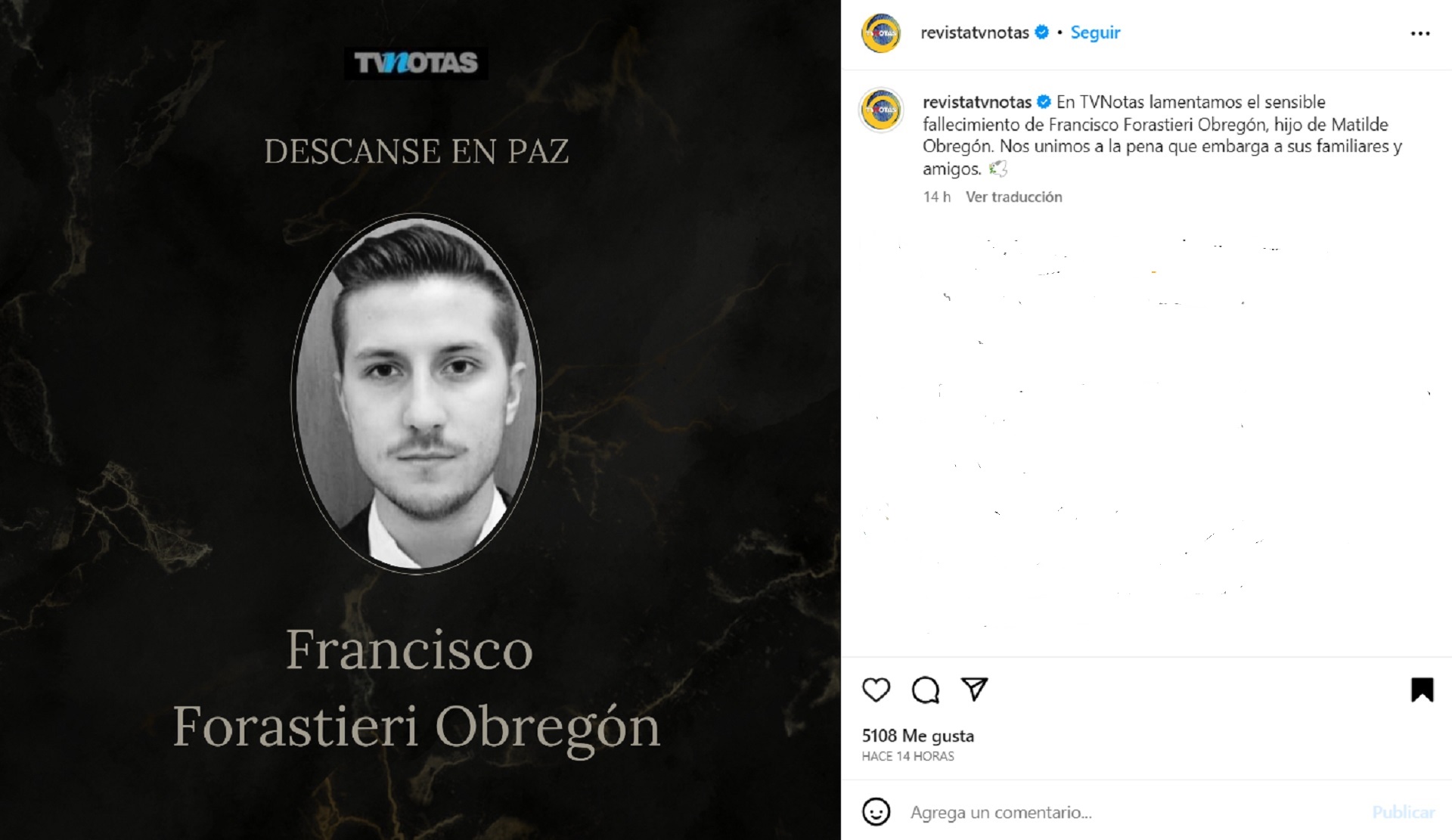 TVNotas confirmó la noticia 