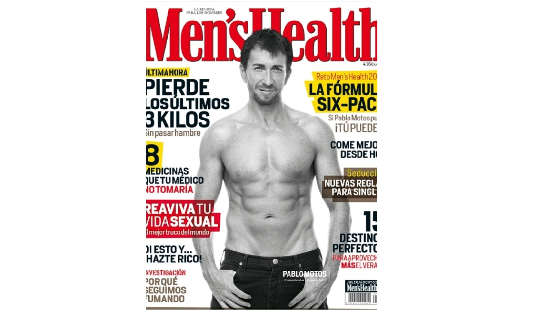 La portada de Men's Health de Pablo Motos