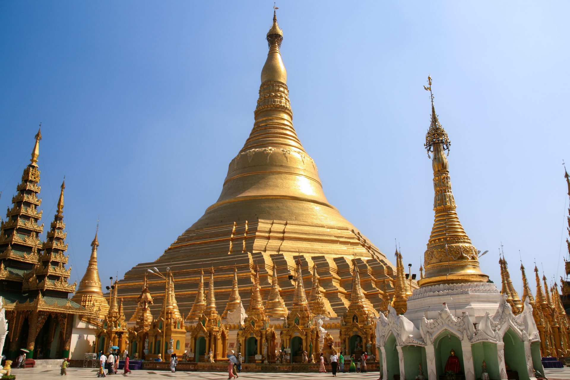 Pagode Shwedagon, au Myanmar