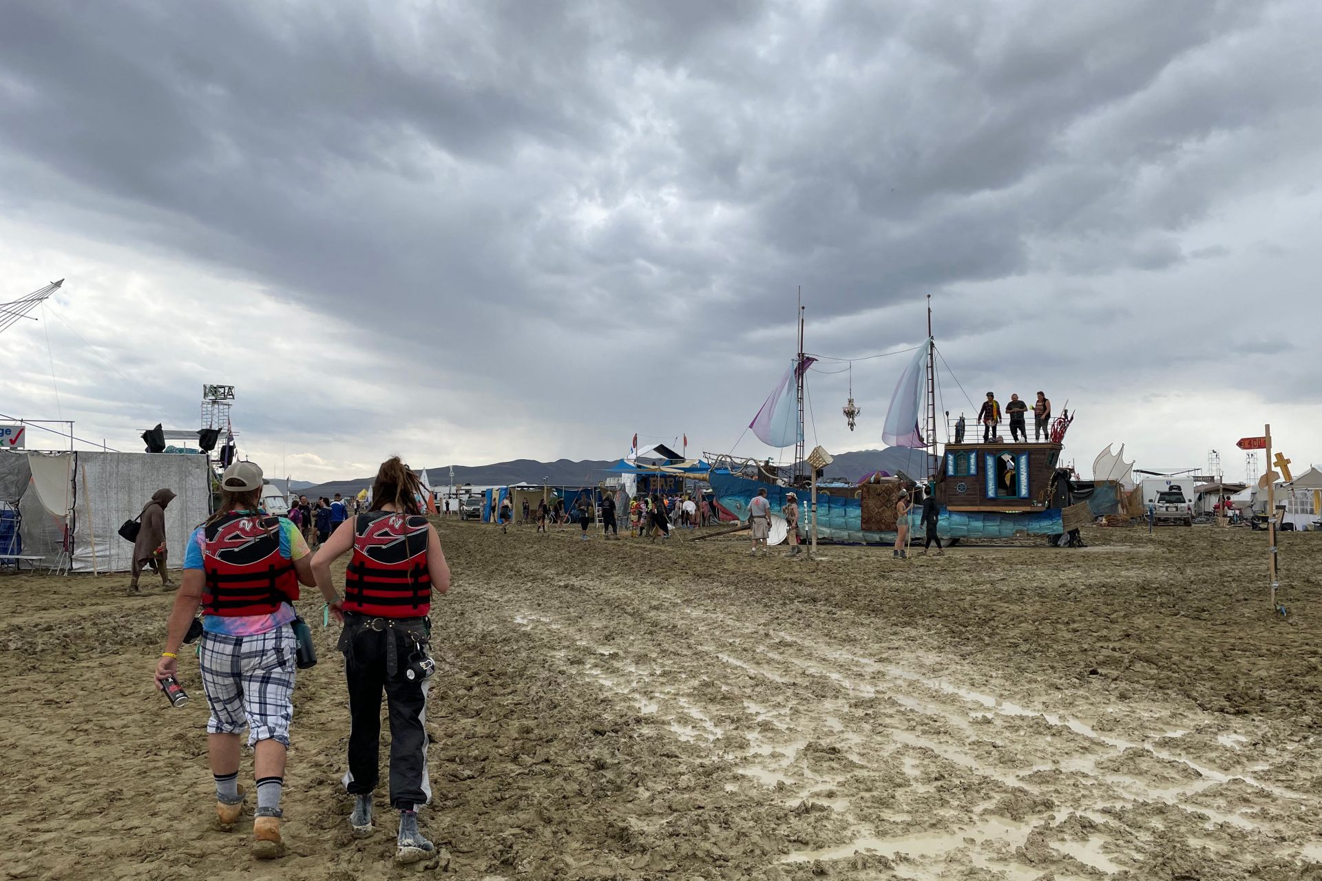 Burning Man, Soggy Man: 70,000 trapped in the mud