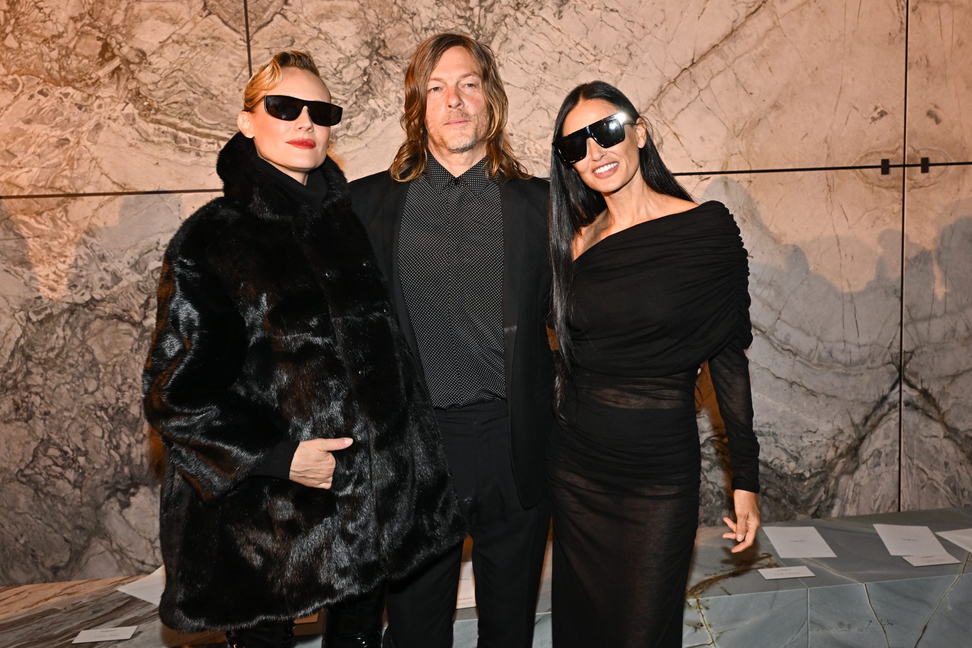 Diane Kruger, Norman Reedus and Demi Moore