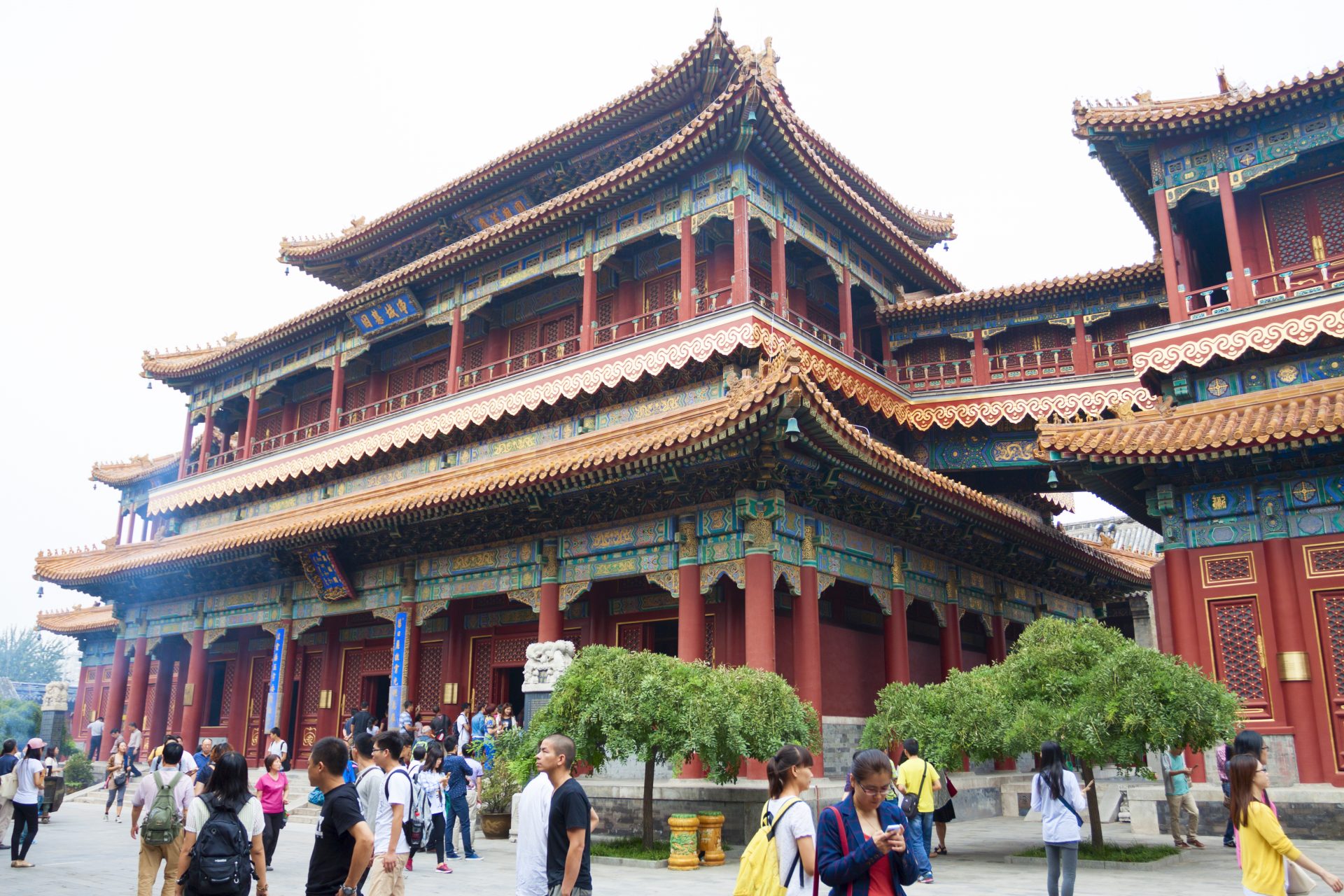 Temple de Yonghe, en Chine