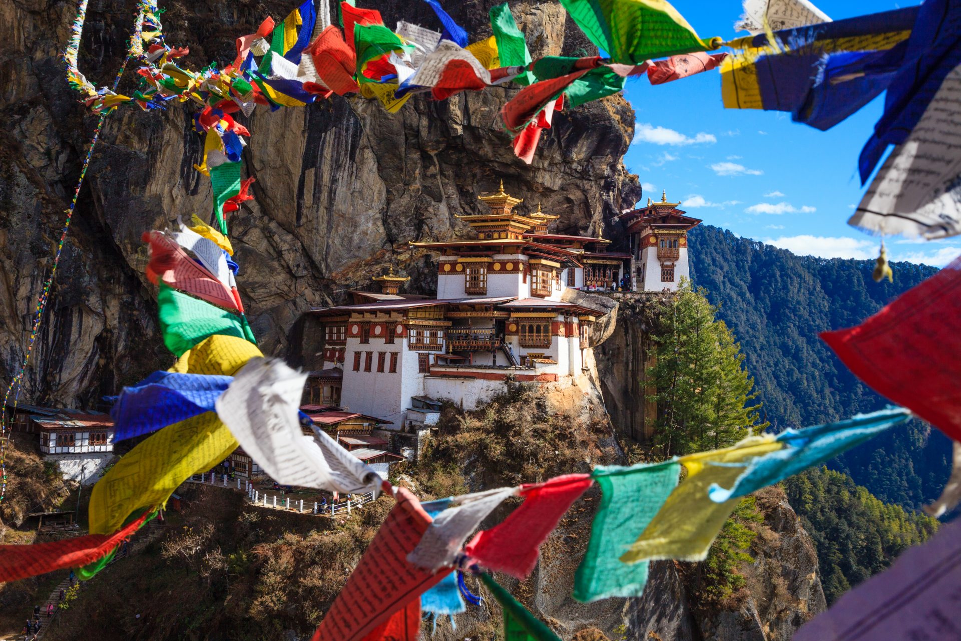 Monastère de Taktshang, au Bhoutan