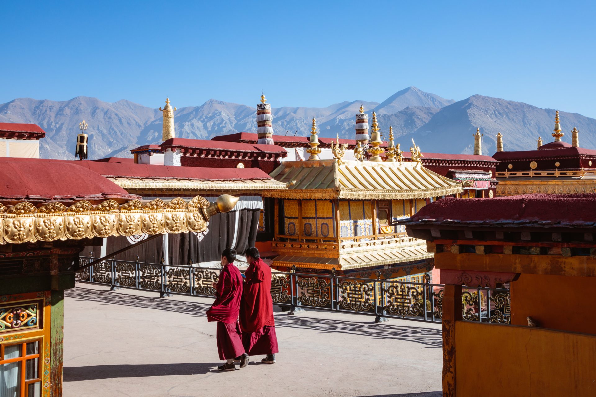 Temple Jokhang, au Tibet
