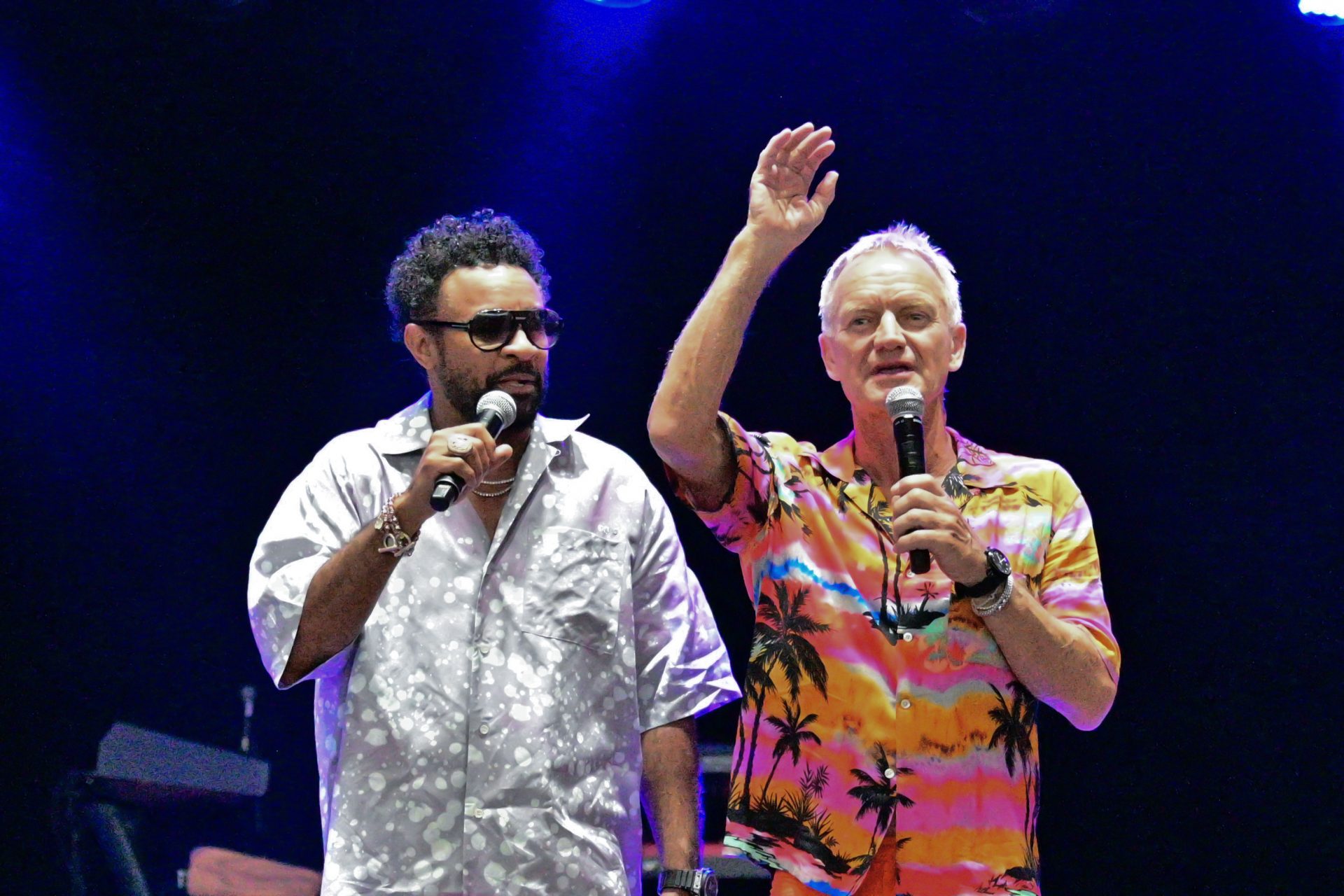 Burrell and Sting collaborated on the album ‘44/876’ in 2018