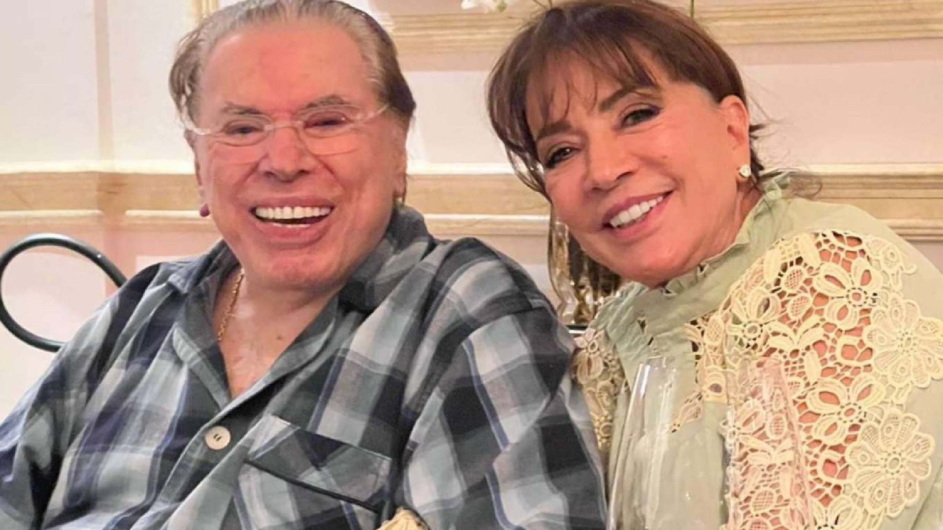 Silvio Santos e Iris Abravanel