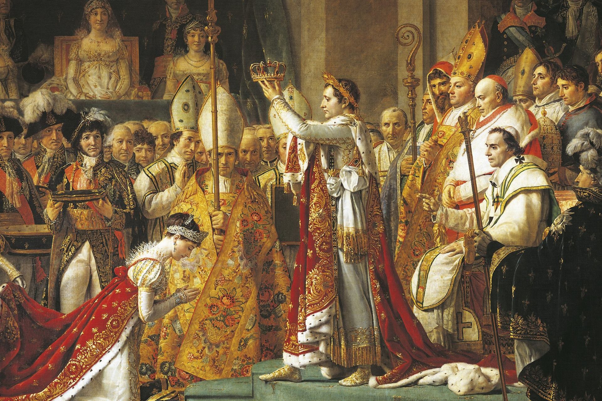 Crowned directly by Napoleon