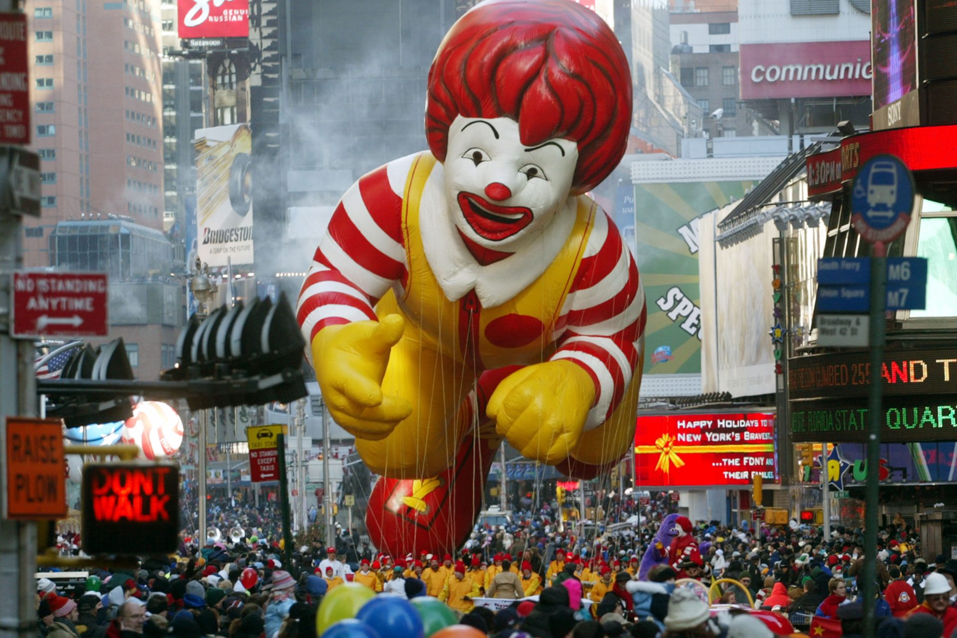 Ronald McDonald, not creepy at all…