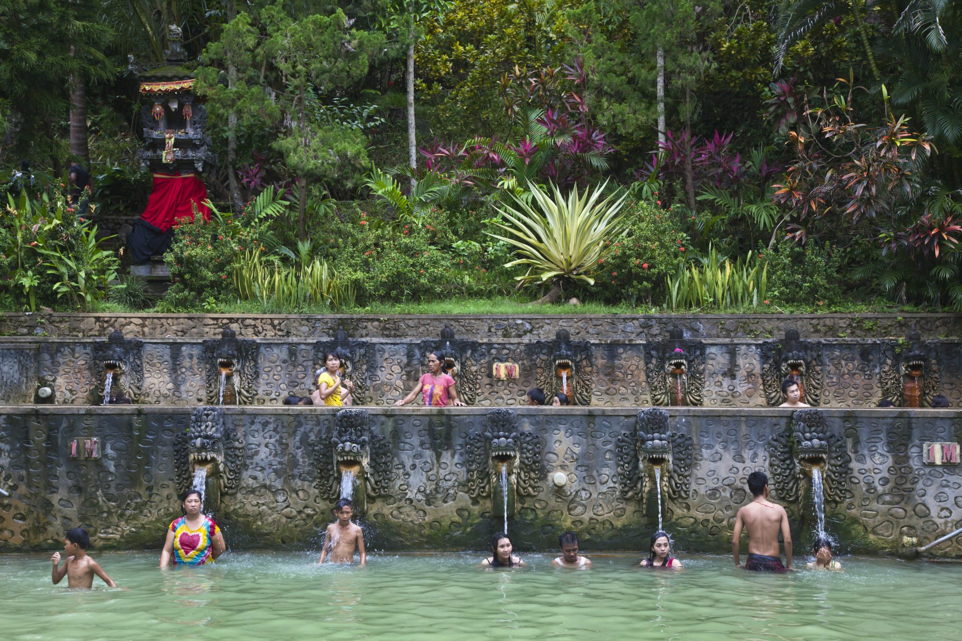 Sources d'eau chaude de Banjar, Bali, Indonésie