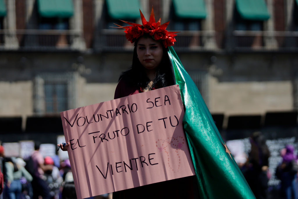 Symbol of the feminist struggle in Mexico