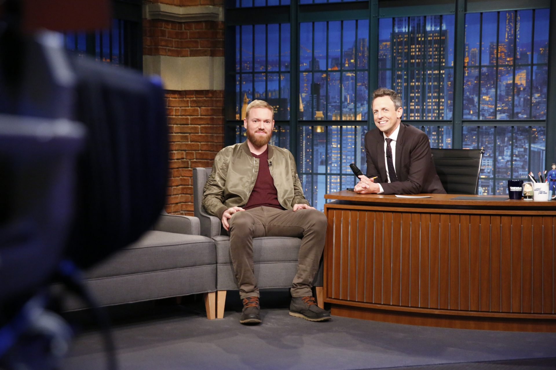 His late-night debut on Seth Meyers