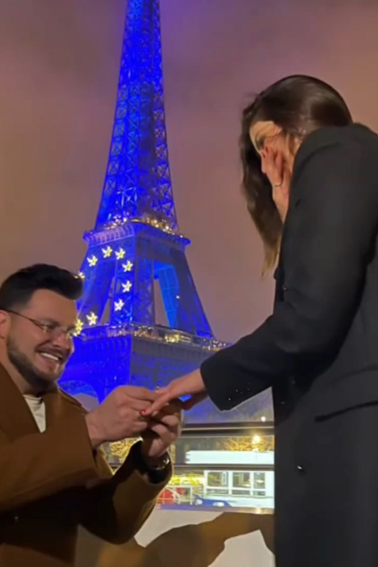 Le pidió matrimonio en París