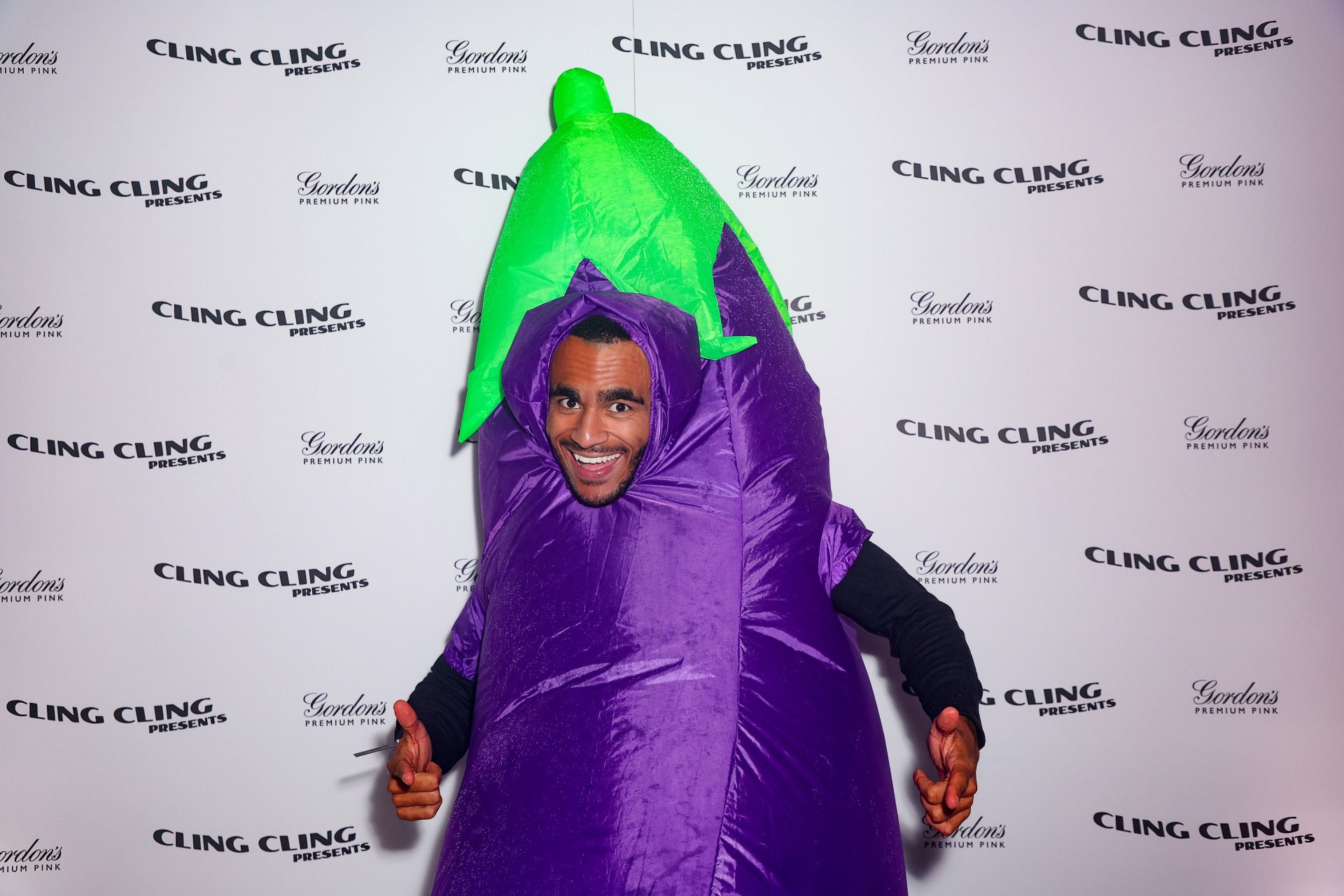 Munya Chawawa as the eggplant emoji