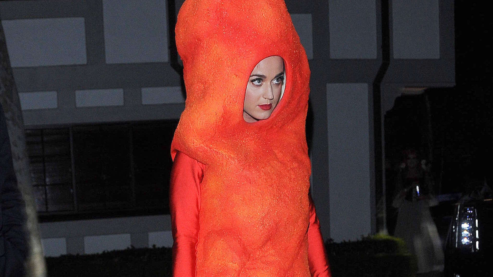 Katy Perry as a Cheeto