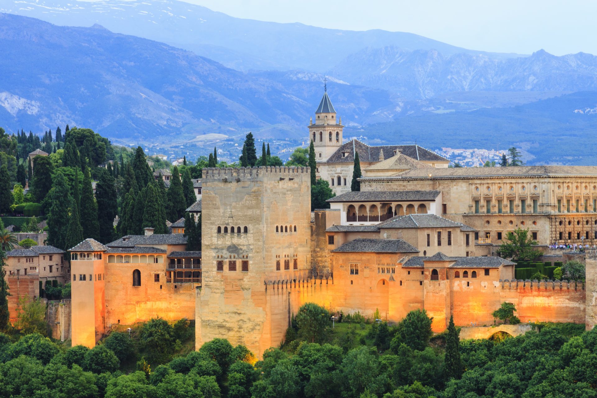 L'Alhambra à Grenade (Espagne)