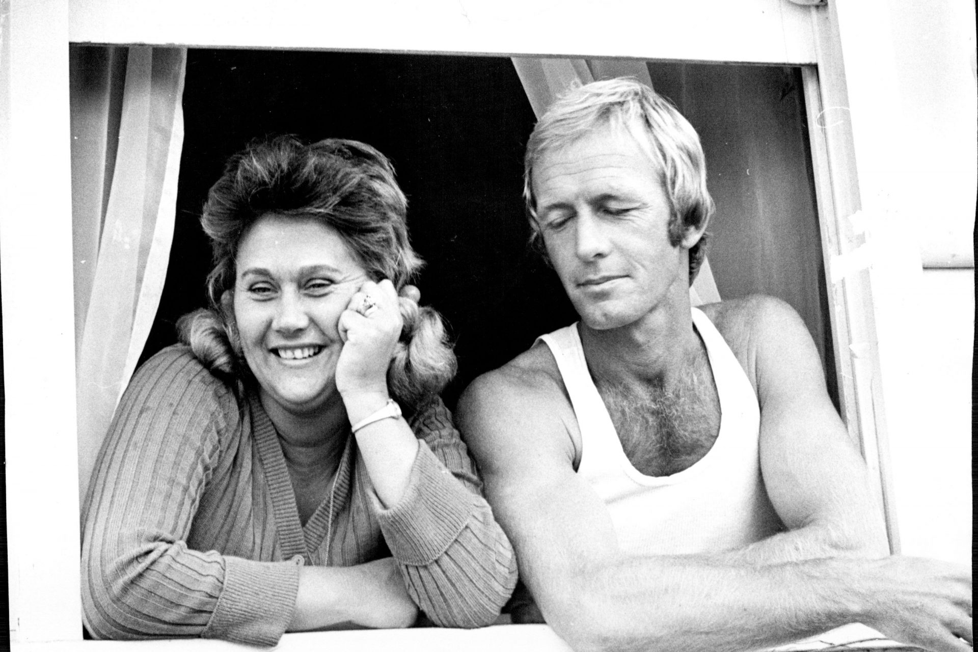 Paul Hogan and Noelene Edwards 