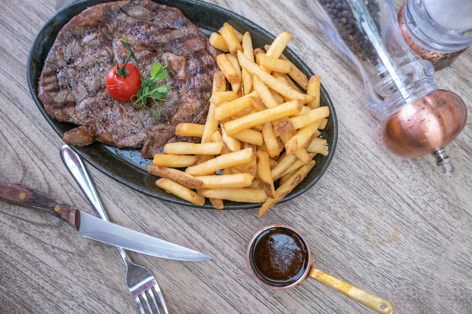 11. Steak and fries