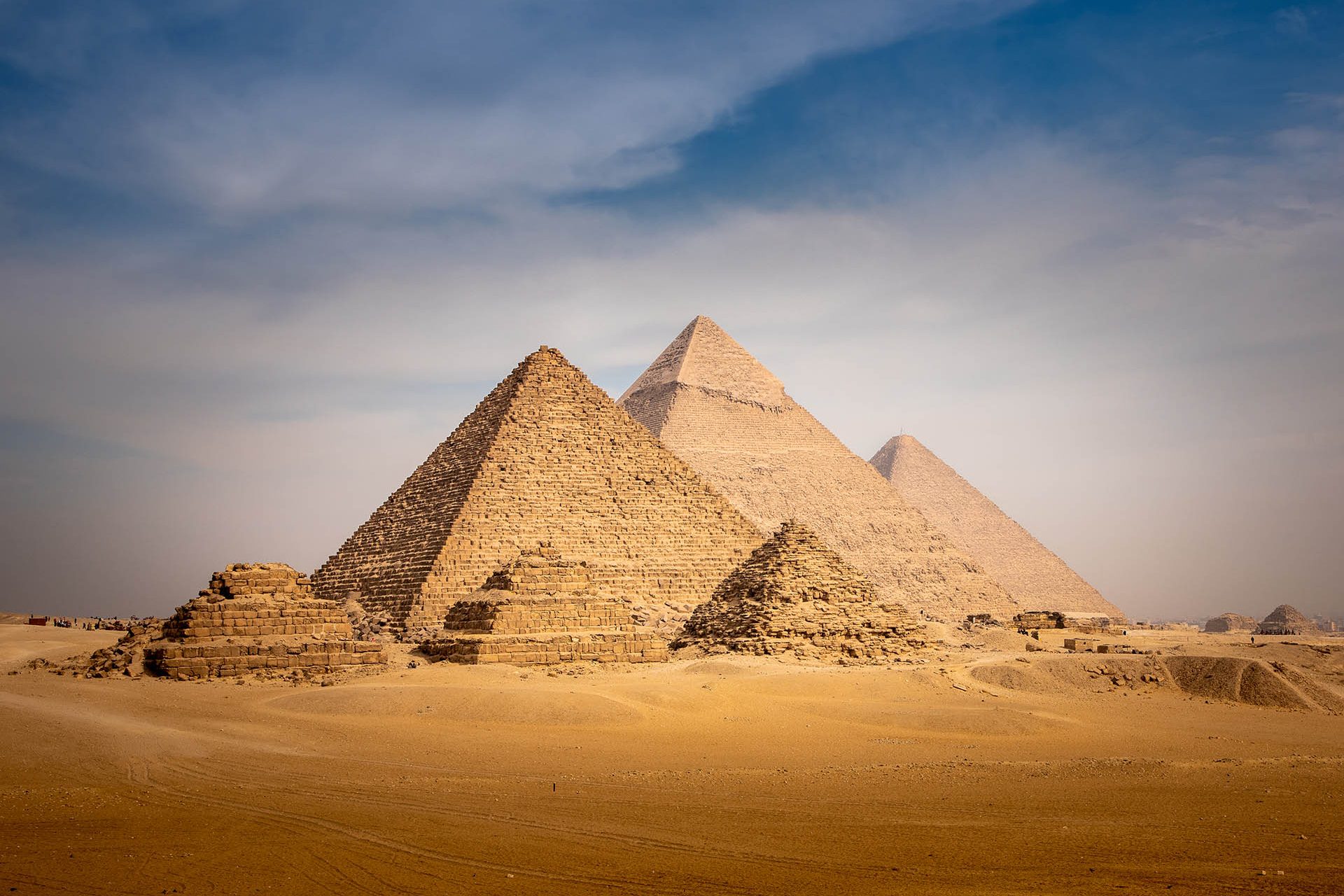 4. Las pirámides de Giza, Egipto 