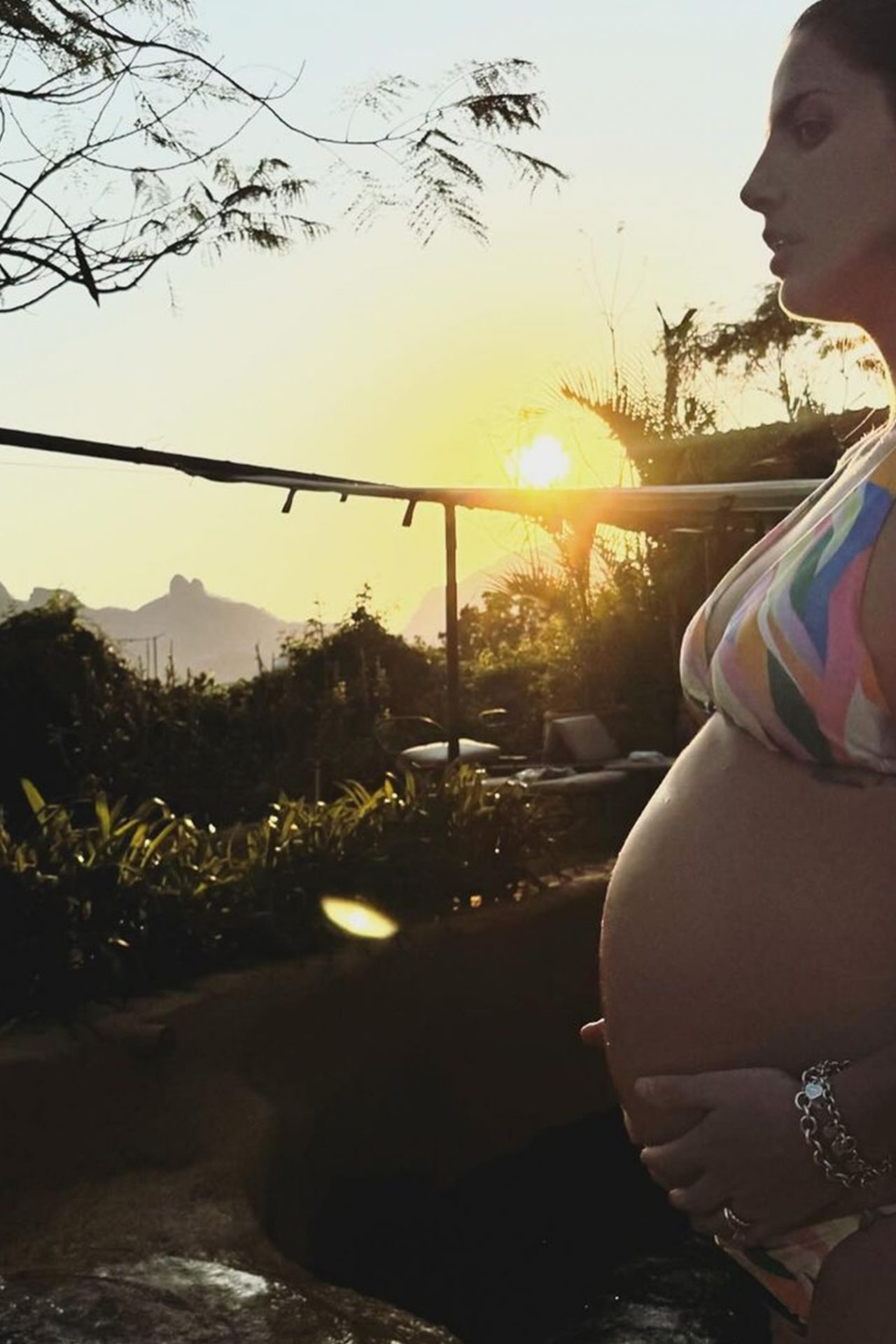 El 'baby bump' de la actriz 