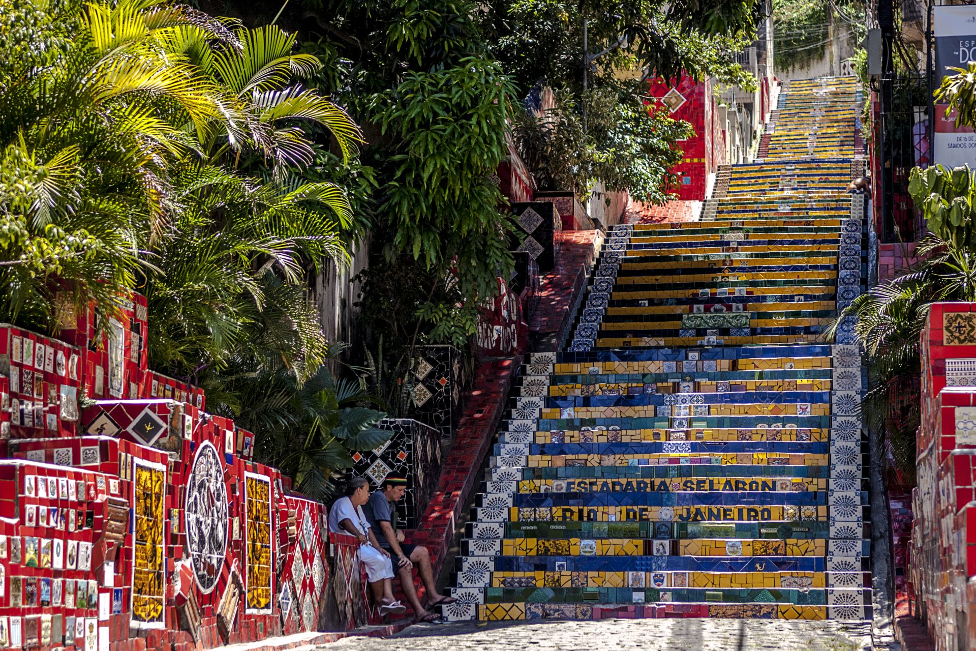 Scalinate di Selarón, Rio de Janeiro, Brasile