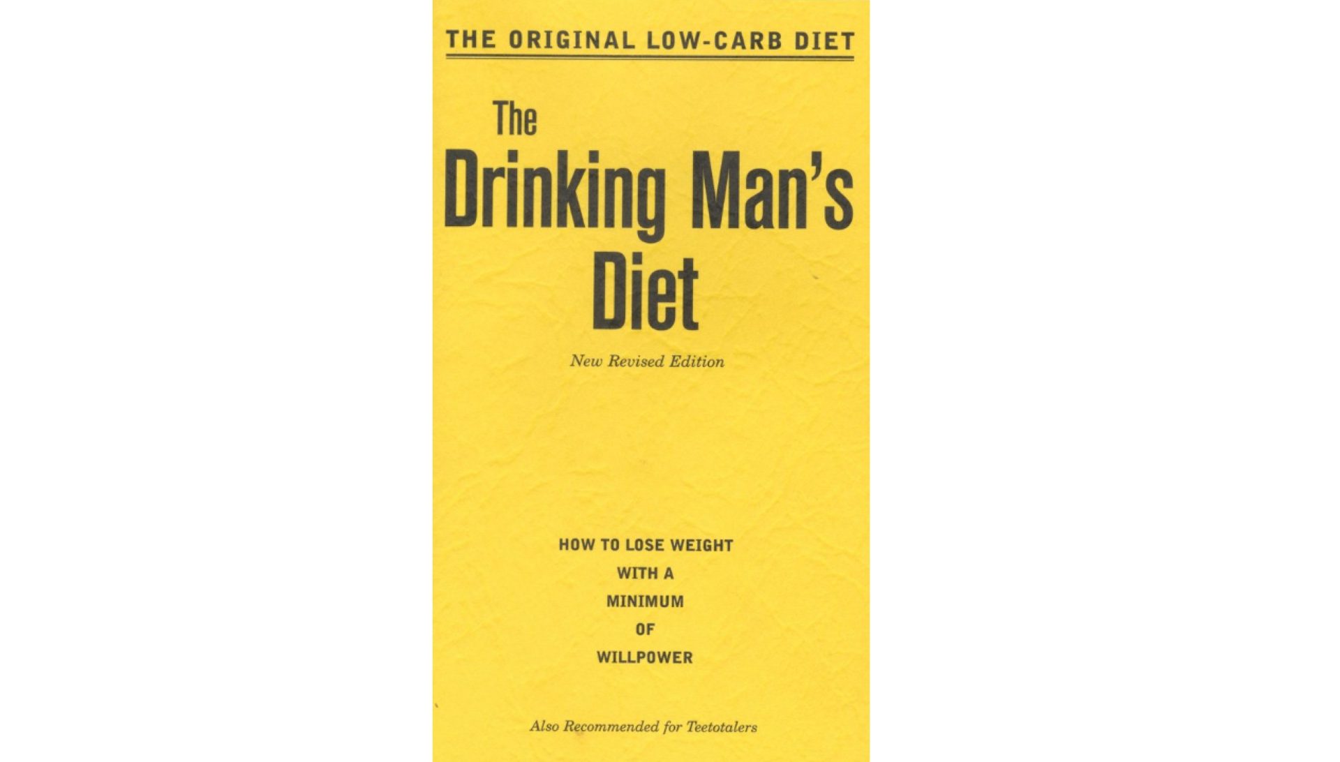 The Drinking Man's Diet