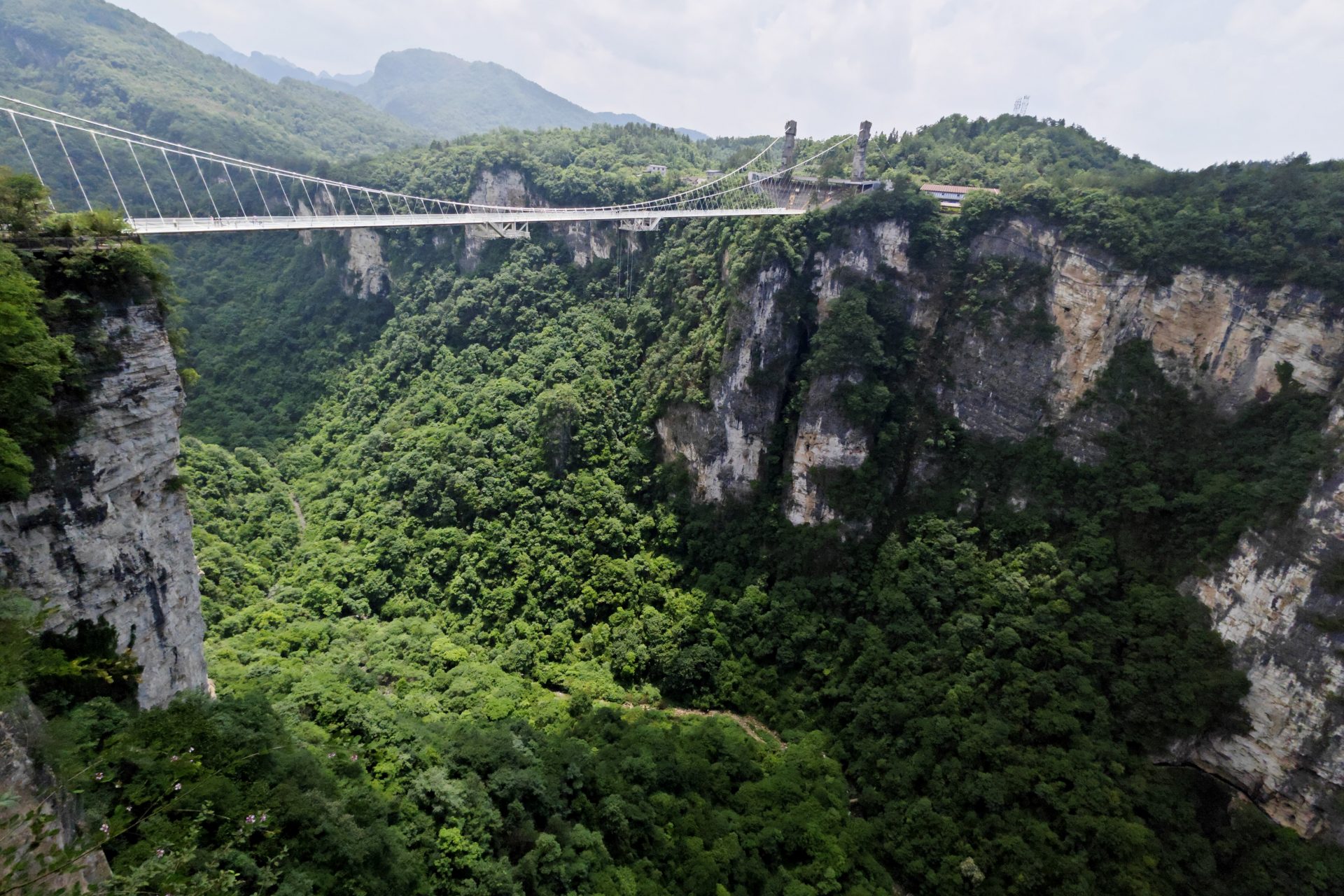 Puente de Cristal de Zhangjiajie (China)