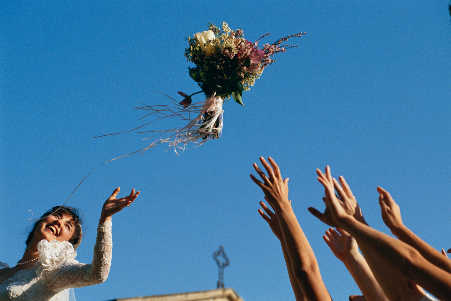 Lanciare il bouquet