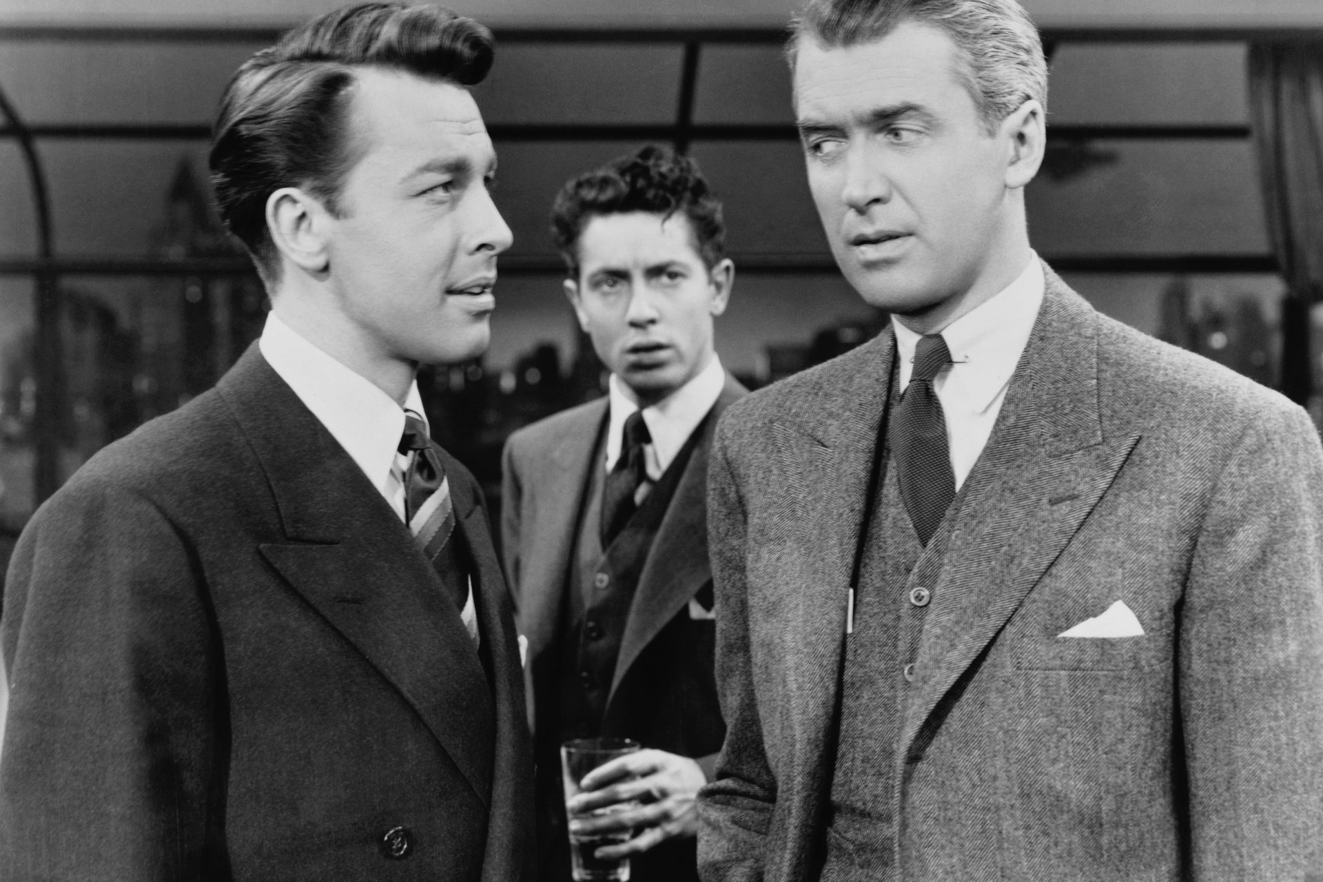 John Dall y Farley Granger en “Rope” (“La soga” / “Festín diabólico” - 1948)