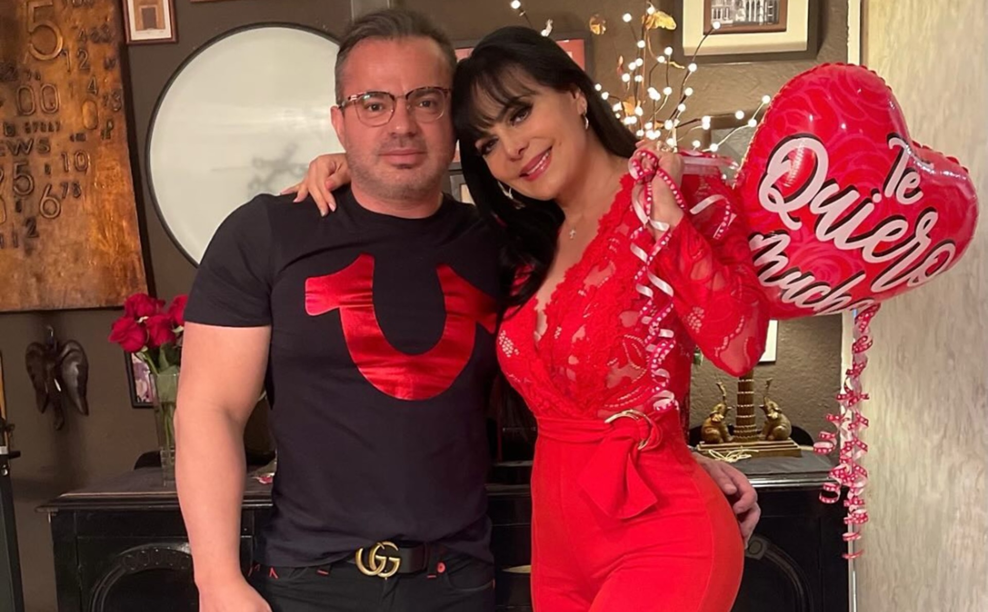 Maribel Guardia y Marco Chacón (12 años de diferencia)