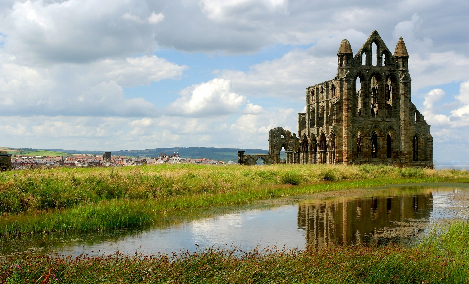 La abadía de Whitby (Yorkshire, Reino Unido)