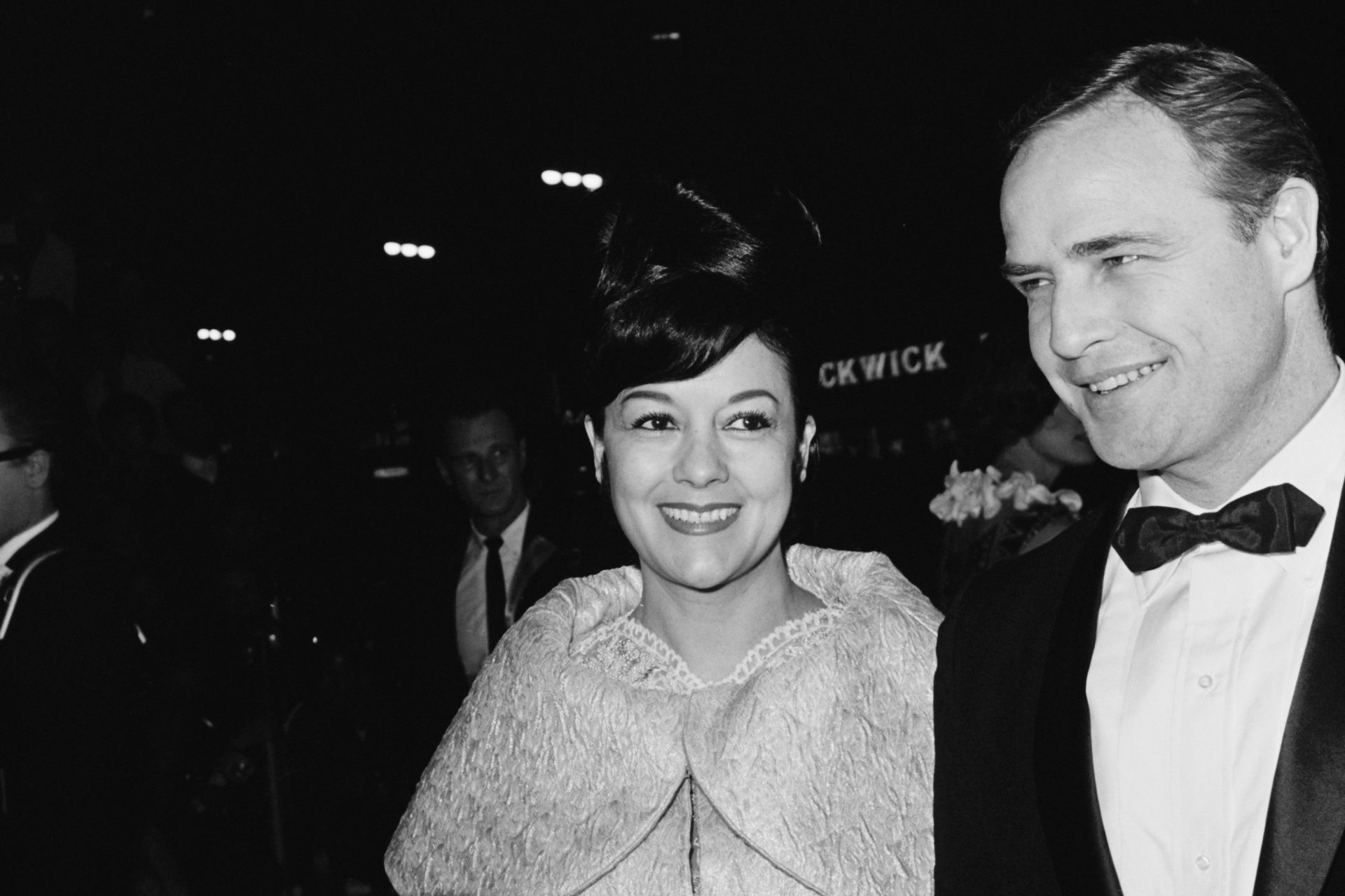 1960 - Movita Castaneda and Marlon Brando