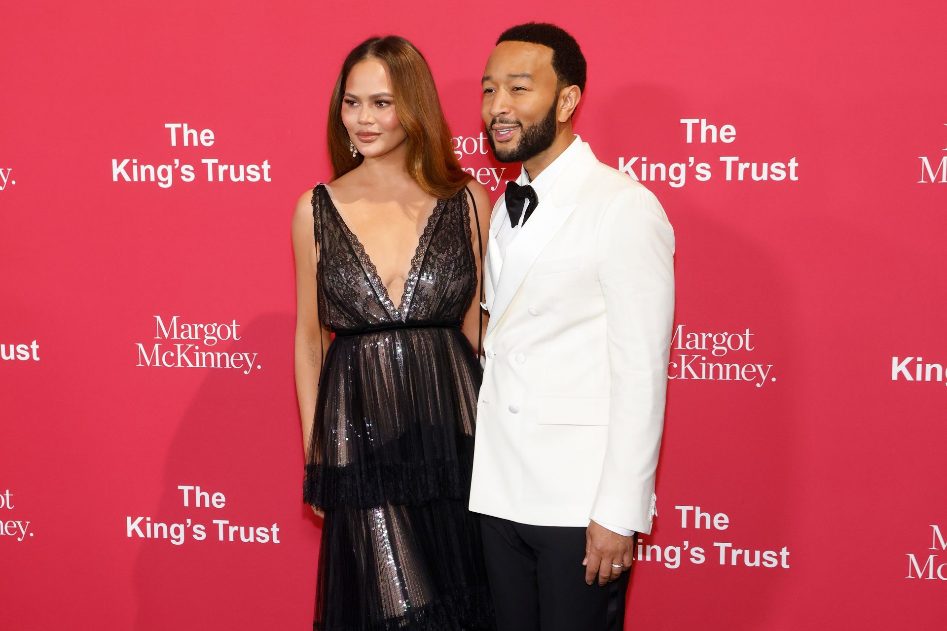 Chrissy Teigen and John Legend at the King's Trust Global Gala