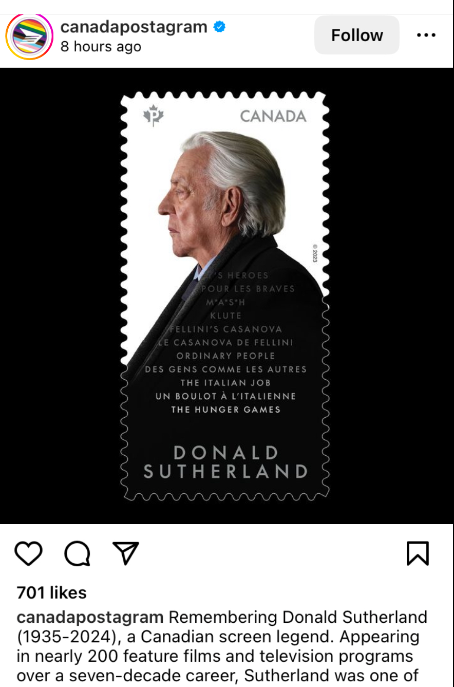 His life was recently commemorated on a Canadian stamp