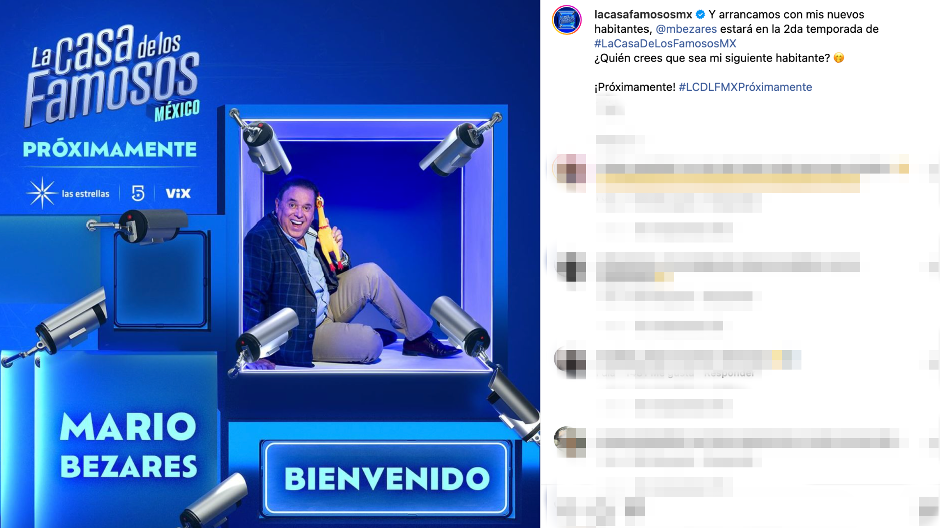 Mario Bezares otro de los participantes confirmados