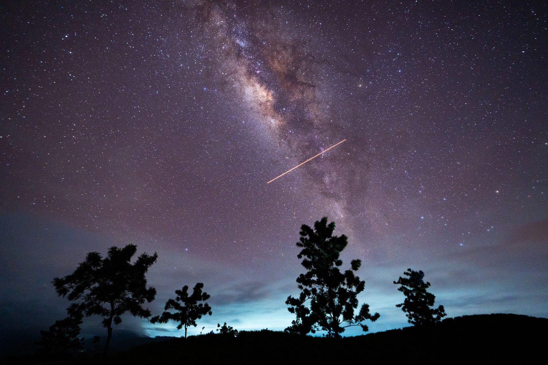 A Via Láctea pode ser vista na Lua Nova