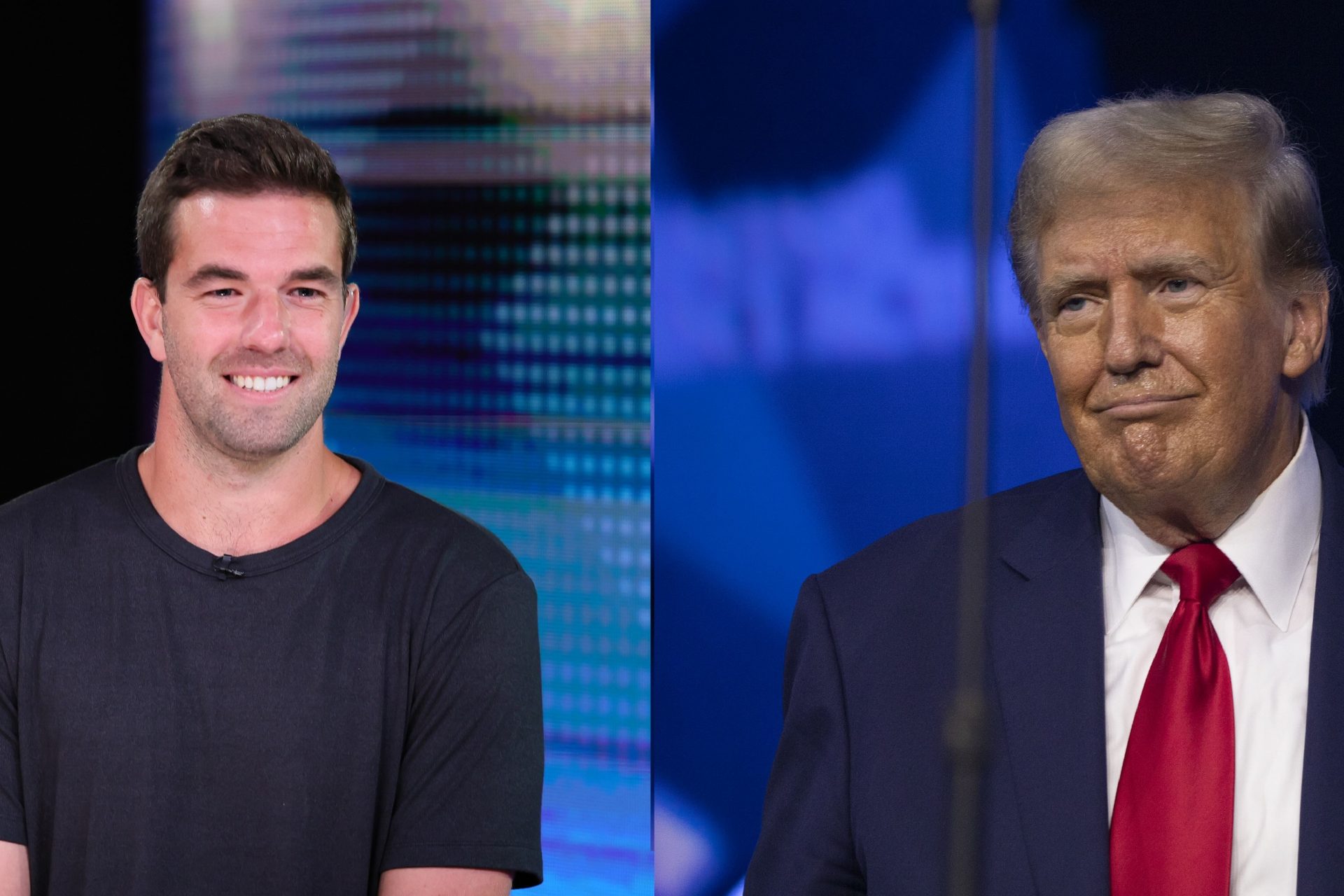 Billy McFarland and Donald Trump