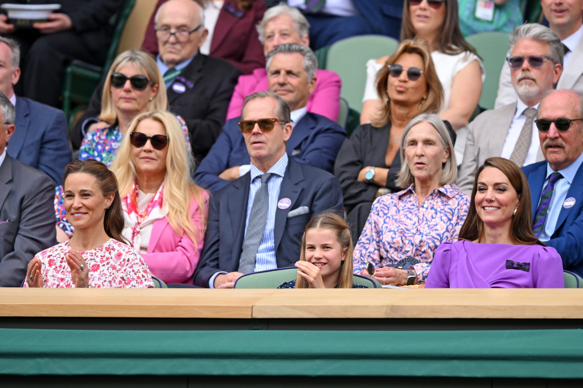 Pippa Middleton also in the stands