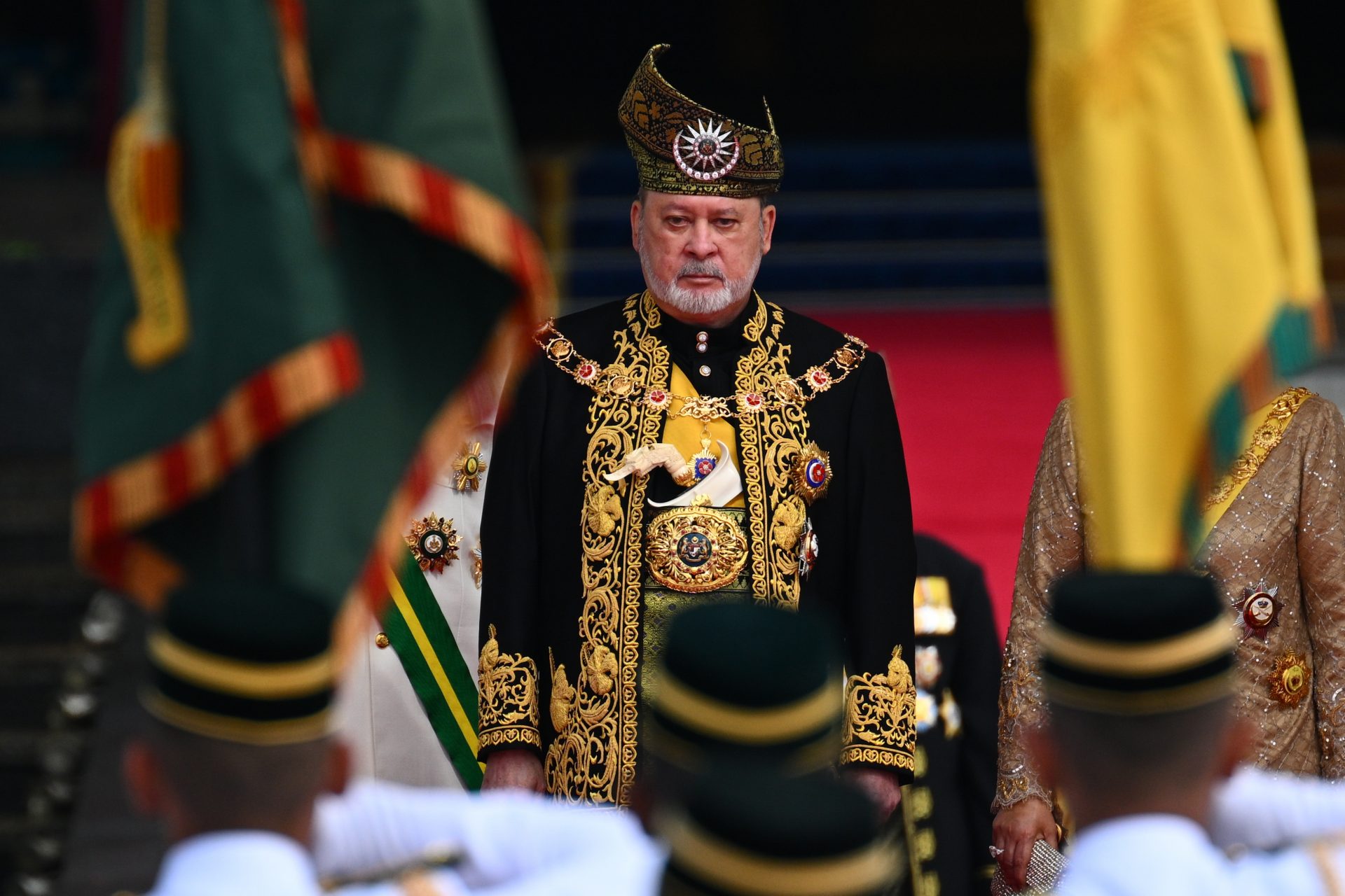 This is Sultan Ibrahim Iskandar, the 17th King of Malaysia