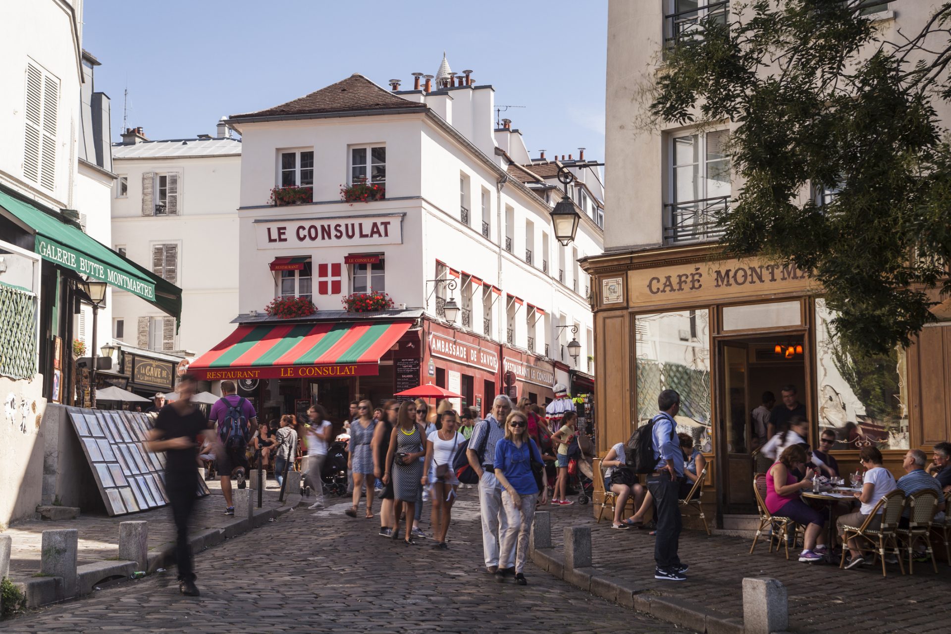 Barrio de Montmartre, París, Francia - 