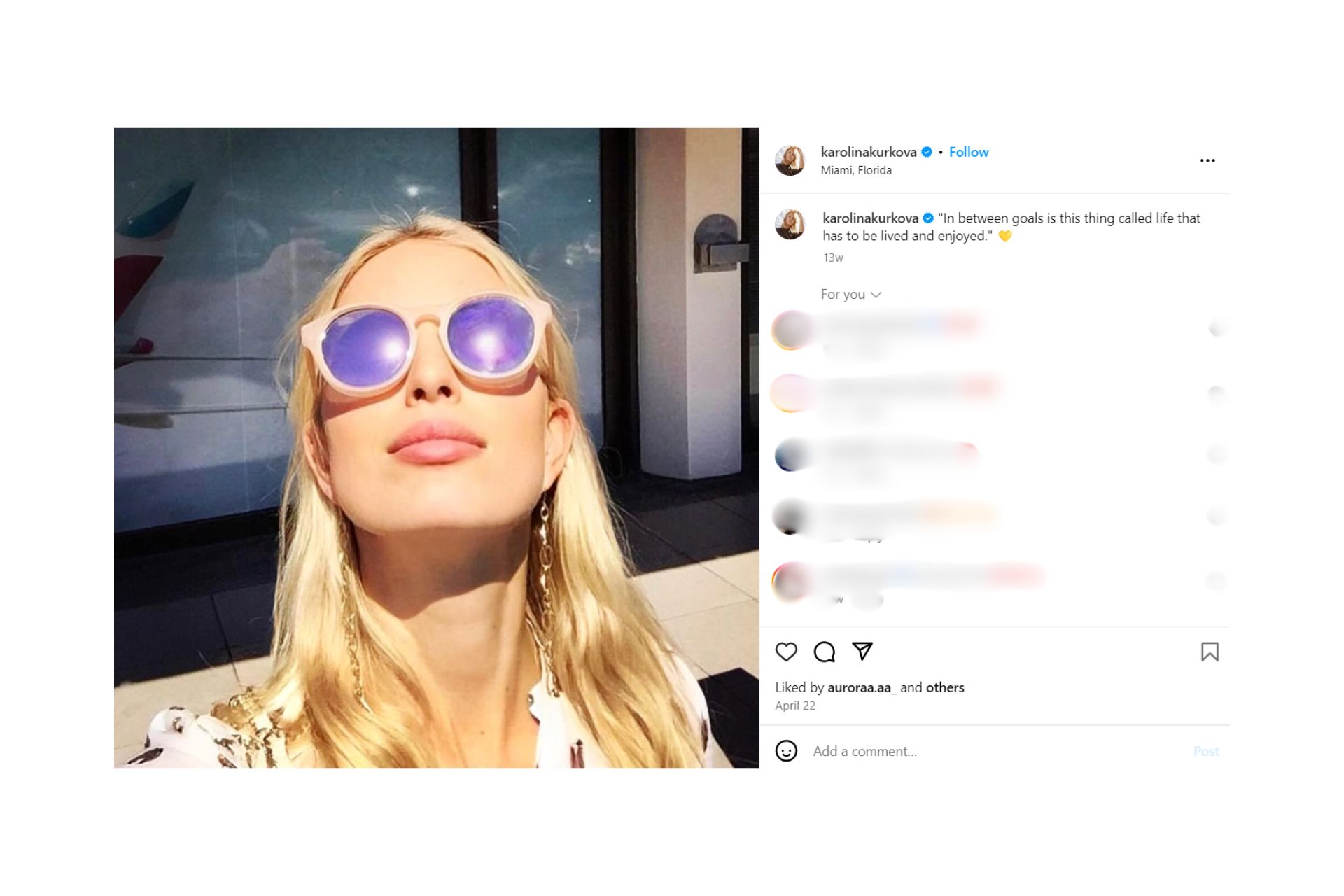 Un million d'abonnés sur Instagram