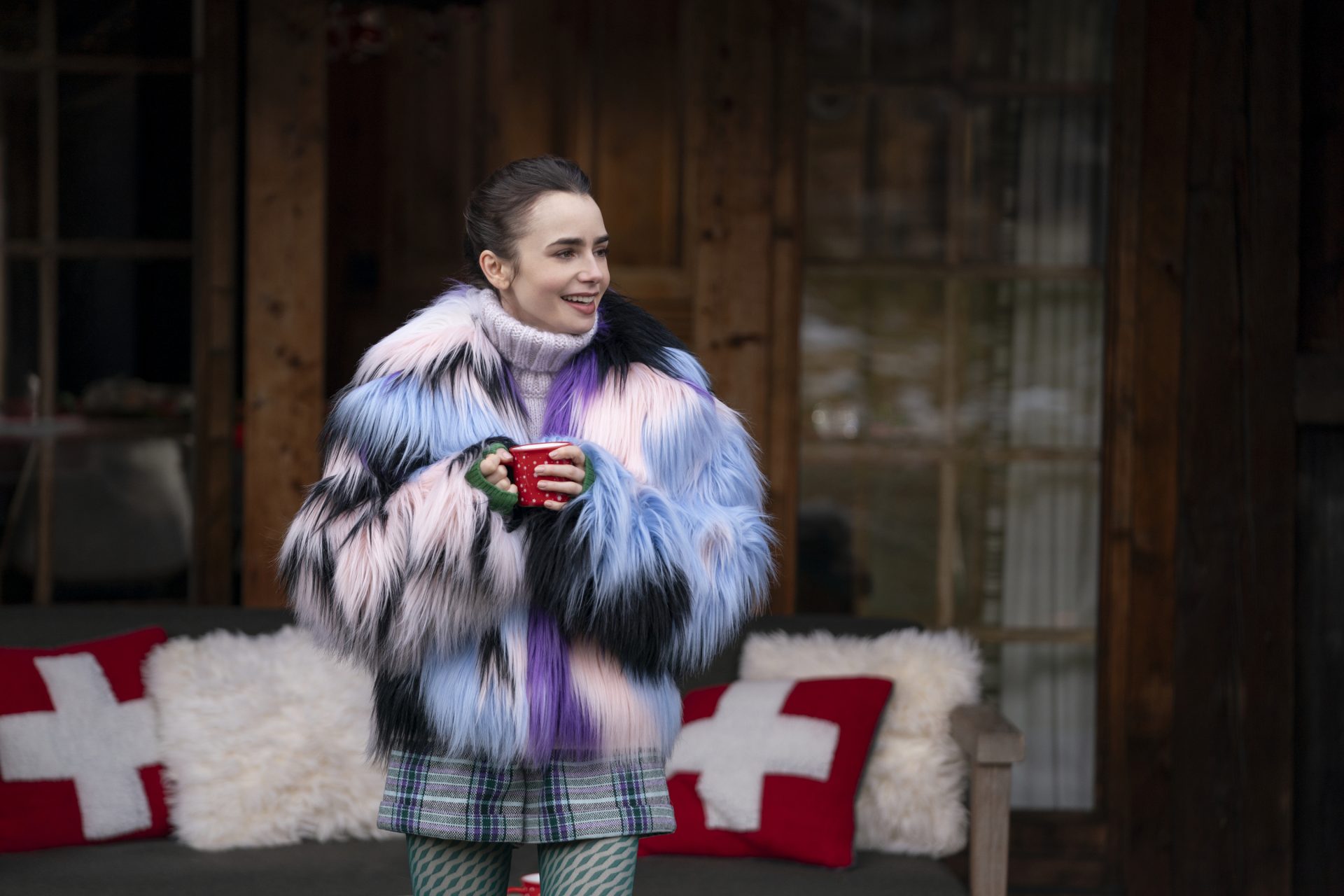 Les couleurs et imprimés s'invitent en hiver aussi