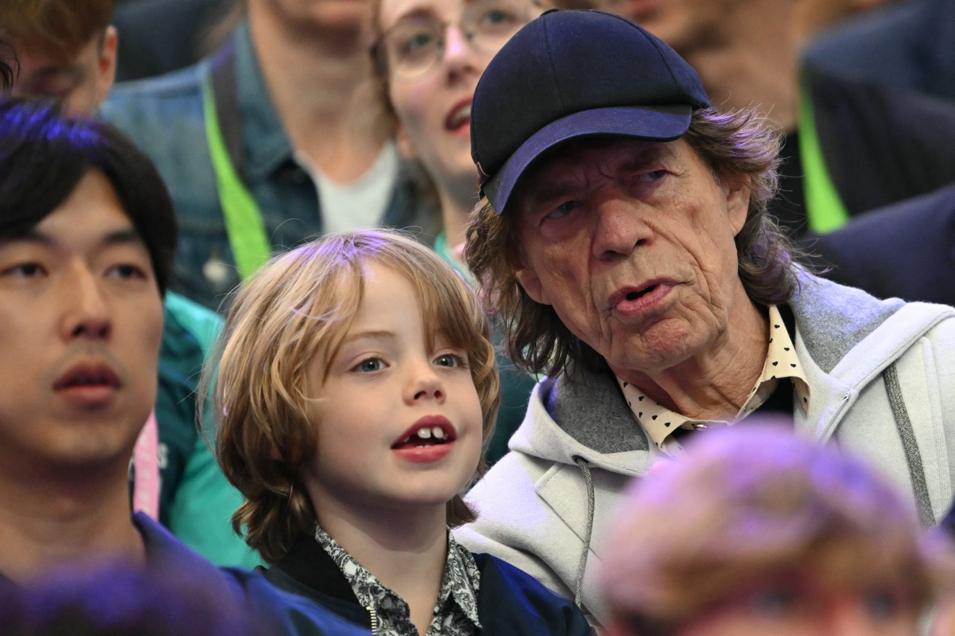 Mick Jagger et son fils