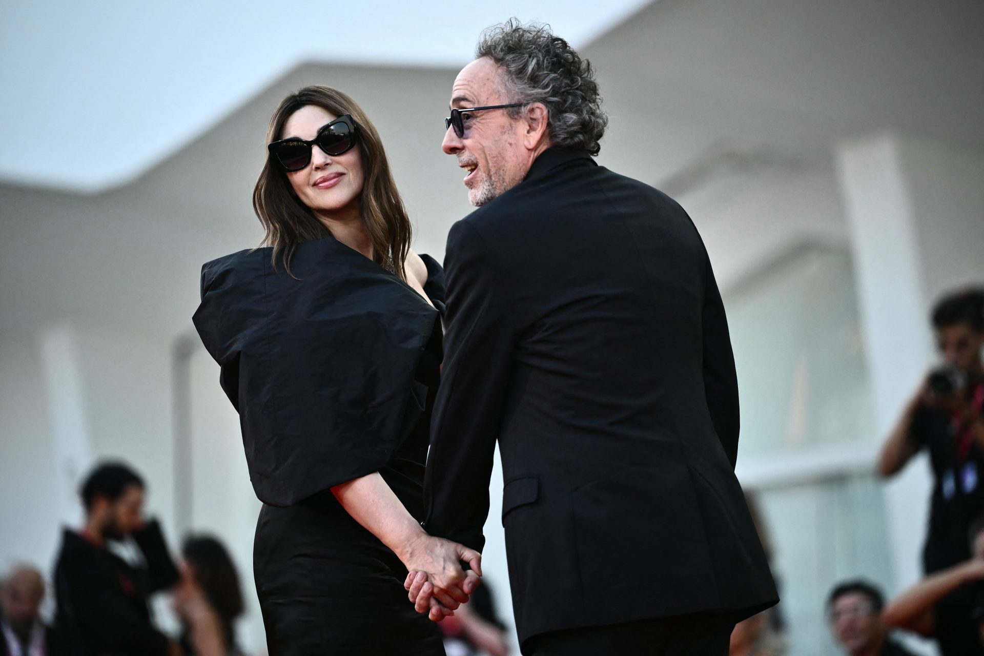 Monica Bellucci and Tim Burton