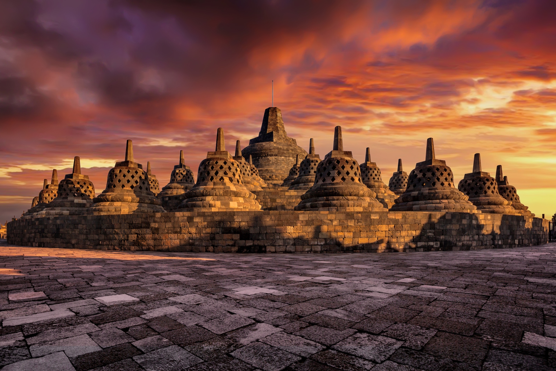 Temple de Borobudur (Indonésie)